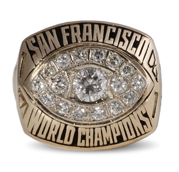 San Francisco 49ers Super Bowl XVI Ring Presented to Former 49er Player RC Owens ( 49ers First  Super Bowl Victory!)